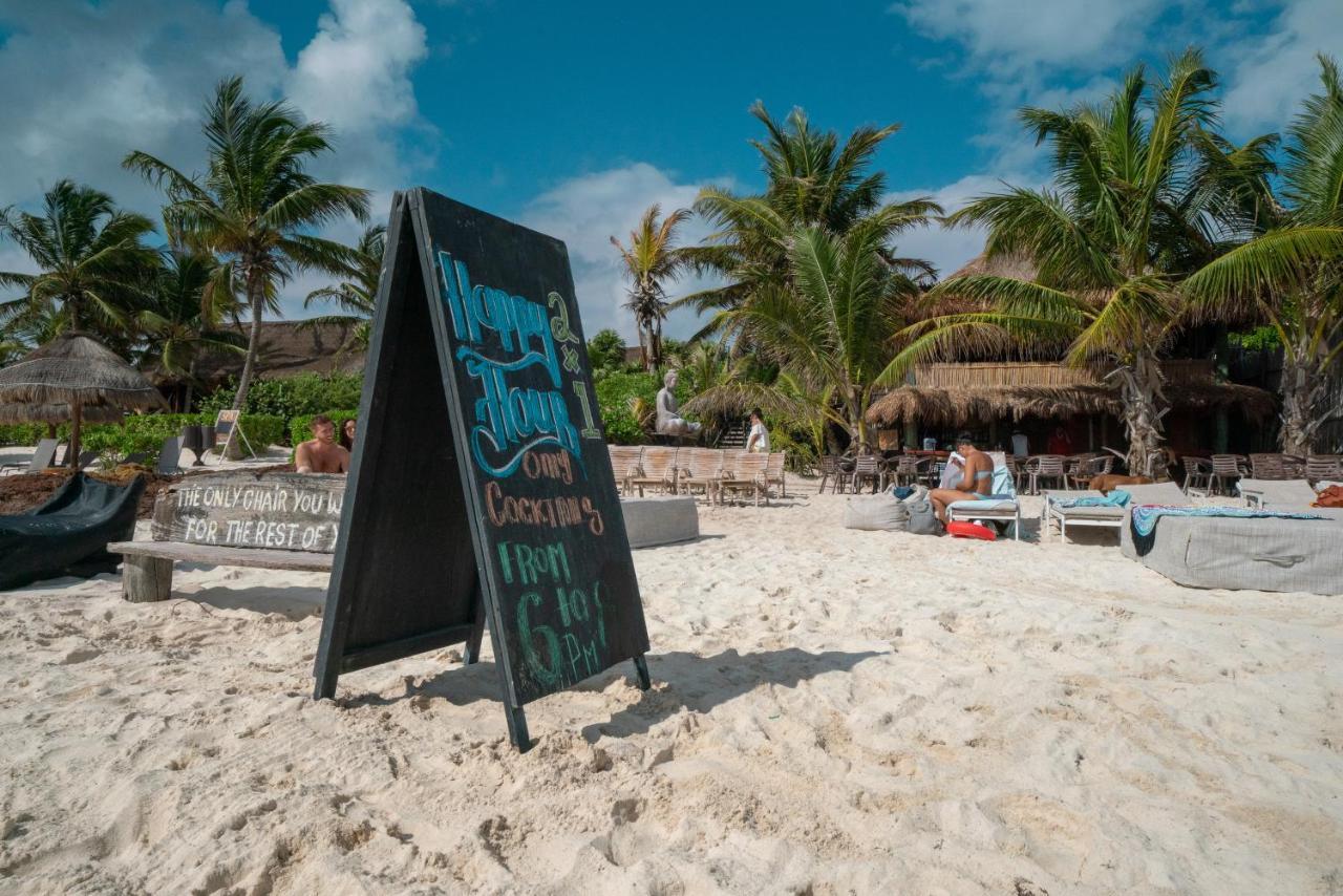 Cabanas La Eufemia Tulum Exterior foto